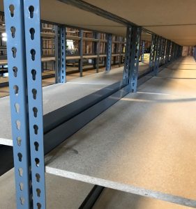 Rivet Style Shelving